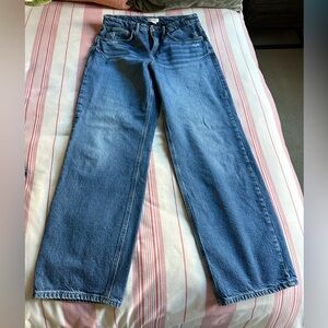NWOT Good American Wide Leg full length jeans Size 6